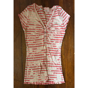 Guess Shirt Peach/Coral Color - Size M